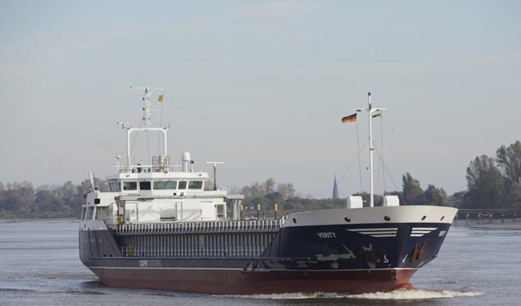 A Collision of Cargo Ships in the Expanse of the North Sea