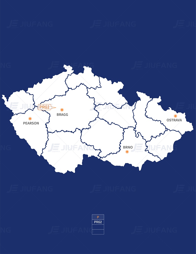 Czech Republic FBA Warehouse Map 2025